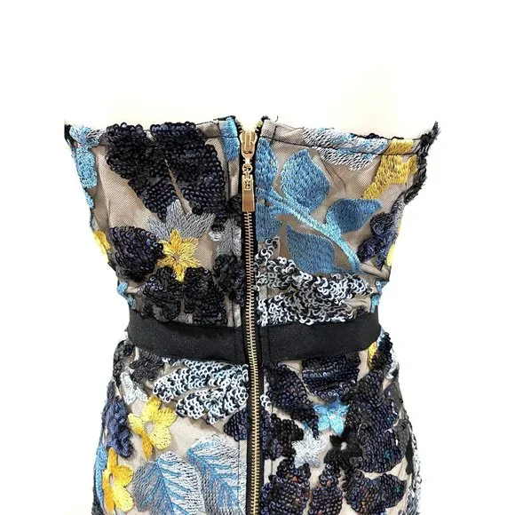 Beautiful Sequin floral dress - Picture 6 of 8